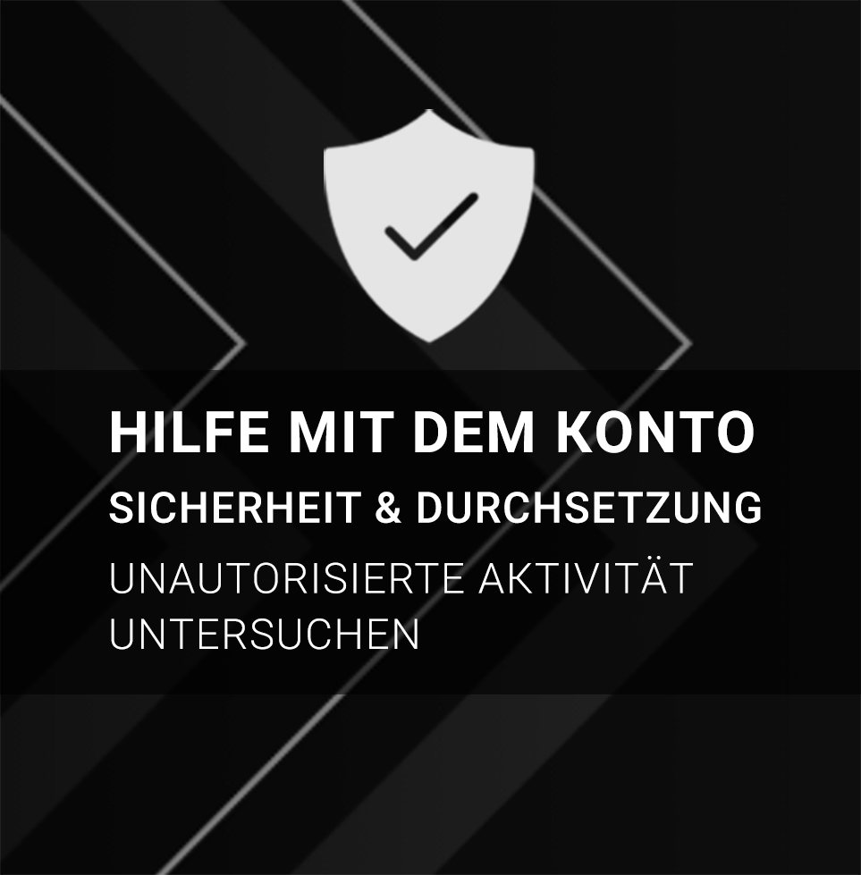 Konto & Sicherheit